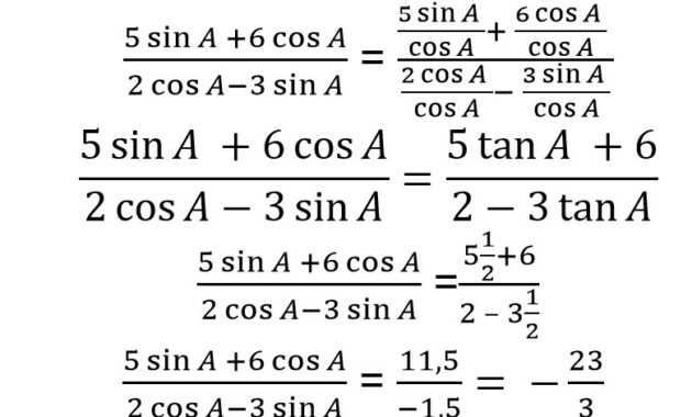 Jawaban 2 Jika diketahui nilai tan A = , maka tentukan hasil dari